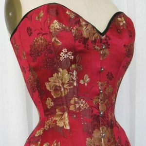 Puimond progressive design silk corset